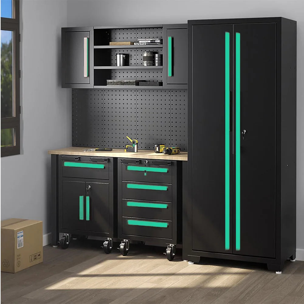 Heavy Duty Removable Cabinet Garage Wood Aluminium Tool Storage Steel Workshop Powder Coating Finish Warehouse Use OEM/ODM