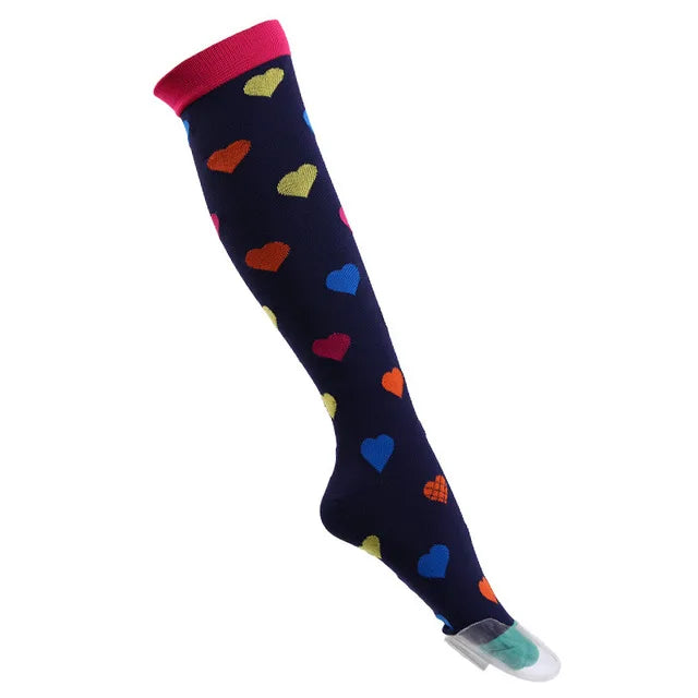 Compression Stockings Men Women Crossfit Golfs For Running Anti-slip Outdoor Sports Compress Nursing Varicose Veins Anti Fatigue