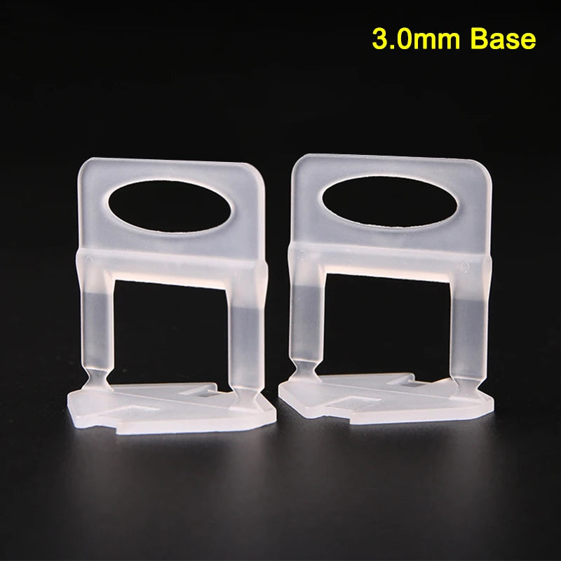 100pcs Tile Leveling System Clips Ceramic Spacers Straps With Piler Wadge For Tile Laying Wall Floor Construction Tools Building