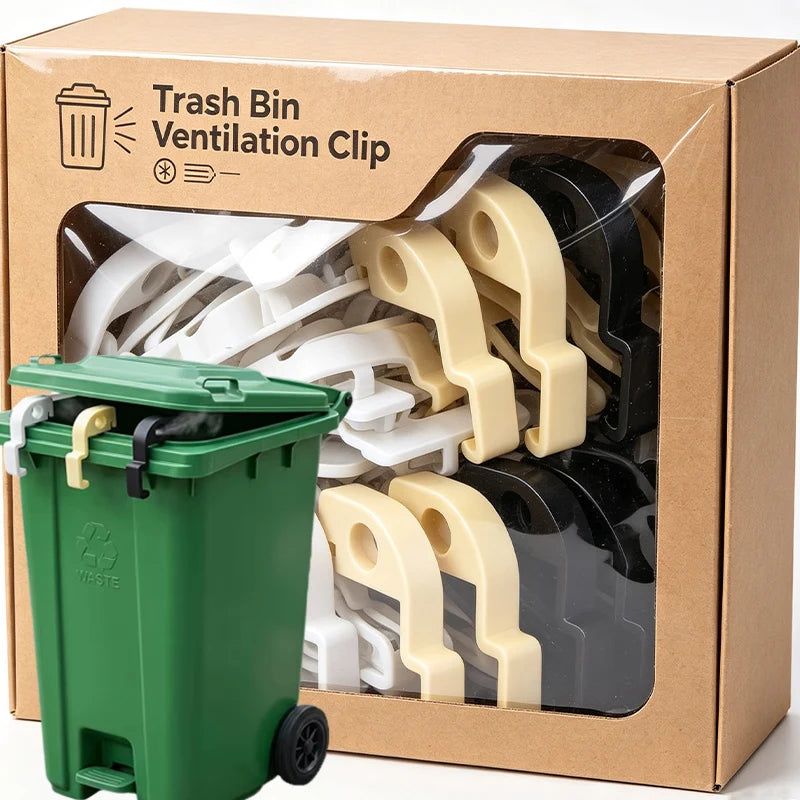 10/1pcs Trash Bin Ventilation Clip Anti-Odor Rubbish Bin Cover Support Clip Waste Can Lid Opener Reduces Anti Pest Garbage Clamp