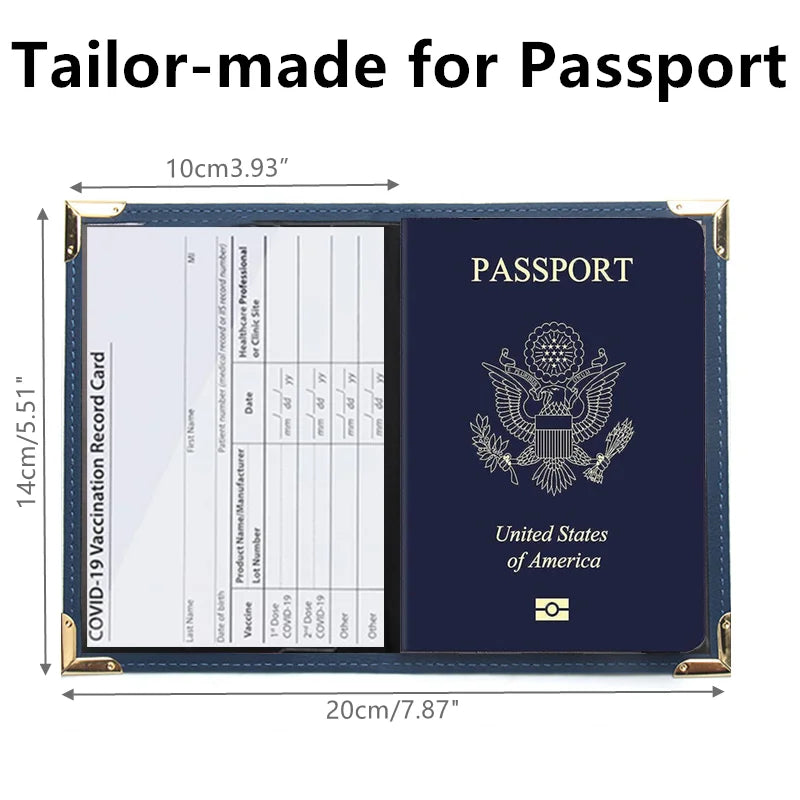 Passport Holder Cover Wallet Case Card Slot Travel Accessories Documents Organizer for Women Men
