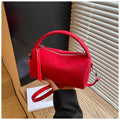 Luxury Mini Size Shoulder Bag Frosted Surface PU Leather Pillow Bag Matte Suede Women's Handbag Daily Use