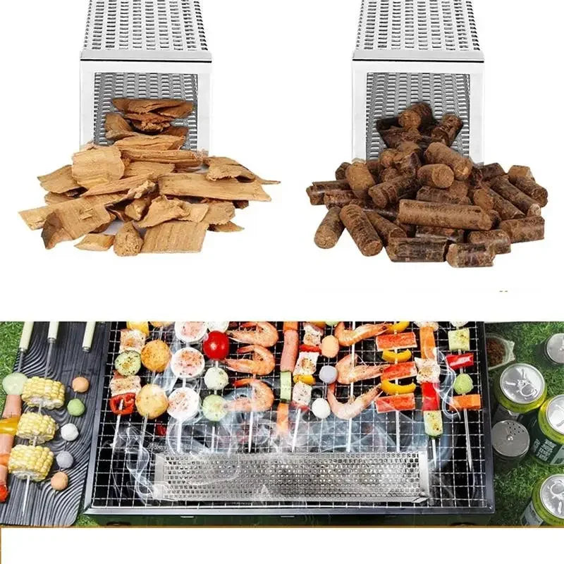 125g-450g Natural Apple Wood Pellets for Smokers Wood BBQ Pellet Barbecue Chunks Pieces Grills BBQ Bake Roast Bacon Meat Fish