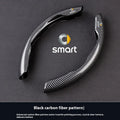 For Smart Fortwo Forfour Forjeremy 451 453 Brabus Roadster Forstars Sprite 1 3 5 Car Carbon Fiber Texture Steering Wheel Cover