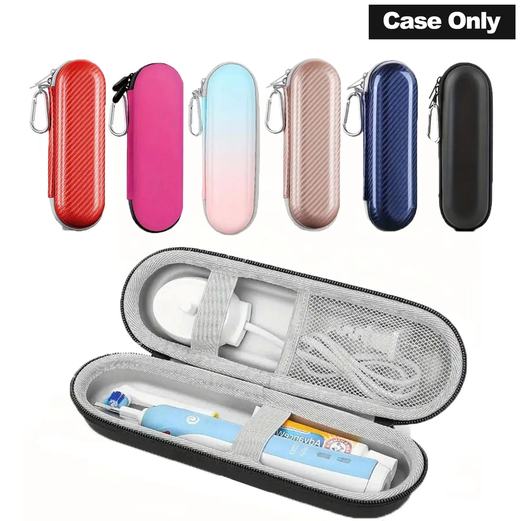 Case for Braun Oral B/Oral-b Pro/Philips Sonicare/Sonic Electric Toothbrush with Accessories Storage, Portable Holder Protective