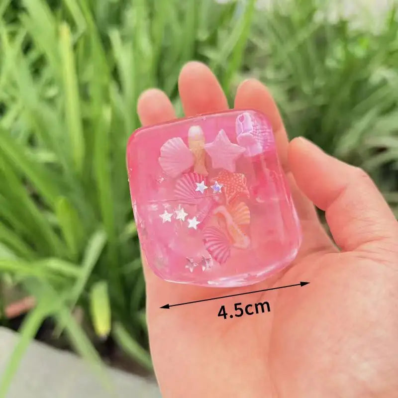 Kawaii Ocean Theme Slow Rebound Toy  Shaped Stress Relief Squeeze Toy Creative Kids And Adults Squeeze Relax Gifts