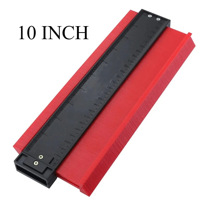 Contour Gauge Duplicator Ceramic Tile Carpet Cutting Template Profile Measuring Angle Ruler Shape Plastic Copy Woodworking Tools