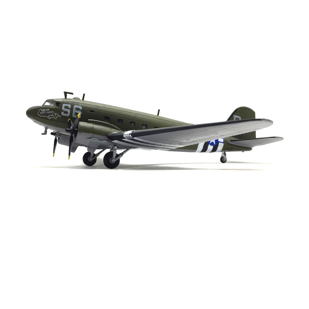 1:100 Scale Douglas C-47 Dc3 Transport Fighter Simulation Alloy Aircraft Model