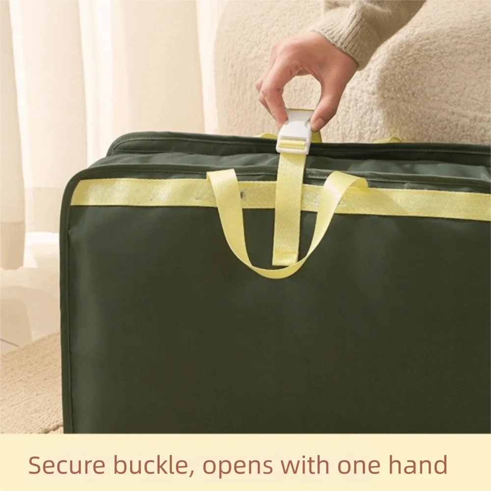 Waterproof Foldable Hanging Storage Bag Large Capacity Moisture-proof Clothing Storage Bag Polyester Washable