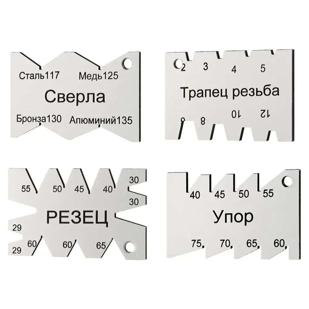 Measuring Tool Thread Nickel Plated Setting Template Wire Cutting Angle Gauge Bit Gauge