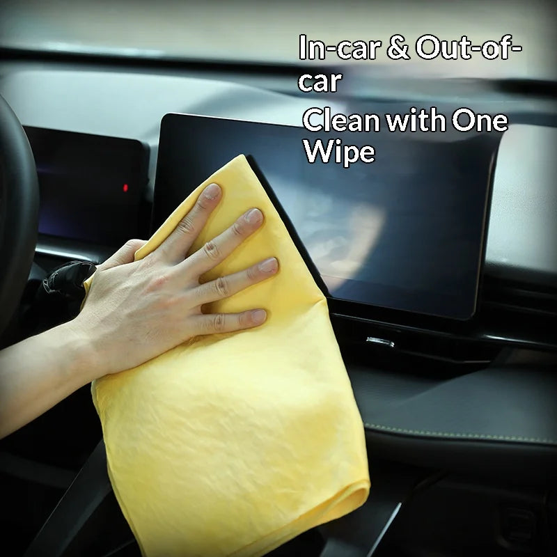 Car Cleaning Cloth Specialized PVA Imitation Suede Fabric Quickdrying Water-absorbing Nonstaining Car Cleaning Towel Suede Cloth