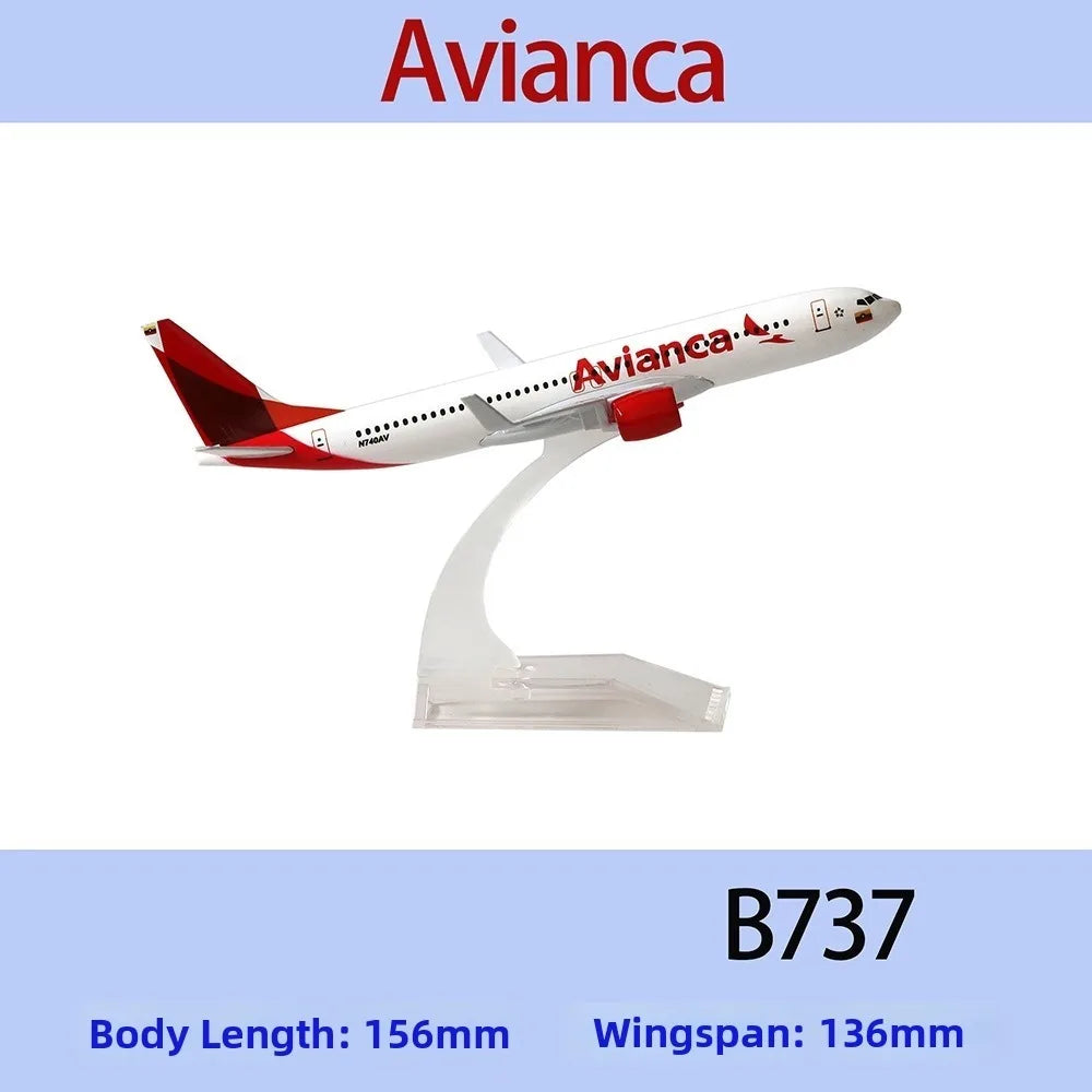 High Quality 15.6cm Brazil Air GOL Airlines Alloy 10 Styles Boeing B737 Airways Airplane Model 1/246 Scale Metal Planes