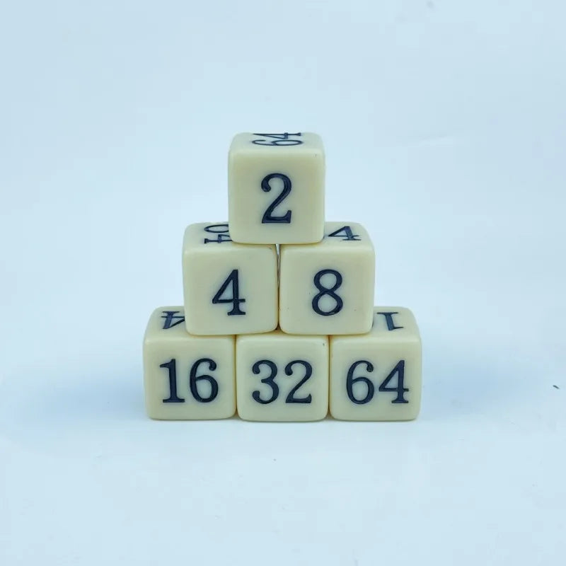 10Pcs/set 16mm Acrylic Square Angle Backgammon Multiple Cross-border Dice Creative Regular Game Dice