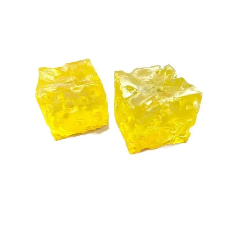 Squishy Honey Cheese Square Fidgets Toys Super Soft Mochi Cheese Squeeze Toy Funny Anti-stress Sensory Toy for Adults Gifts