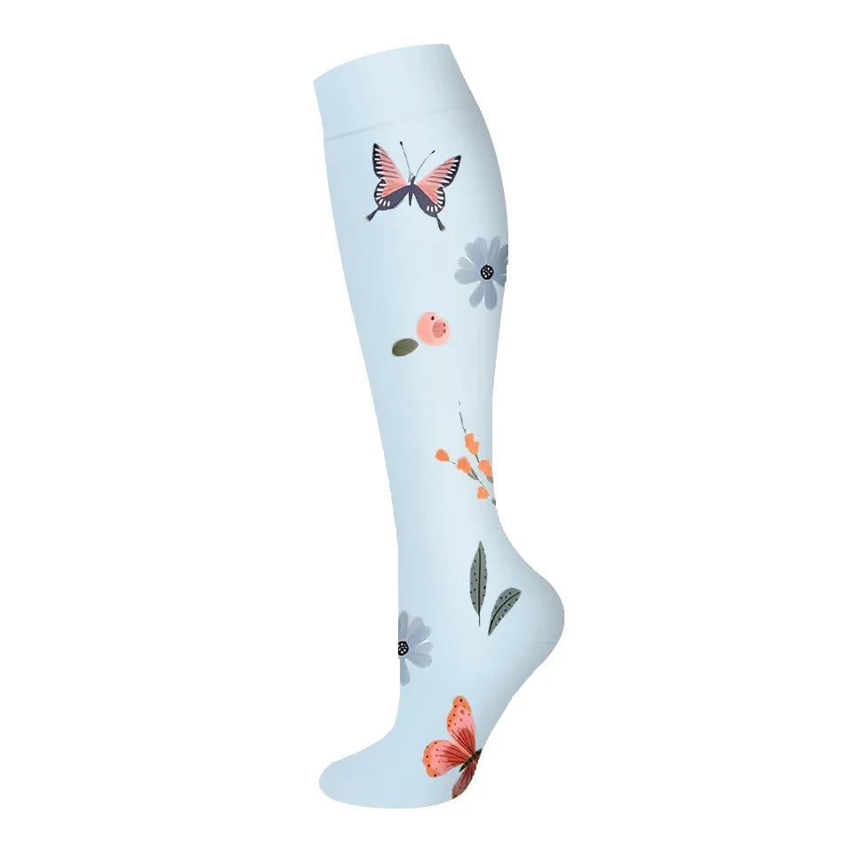 Men Women Compression Sock for Leggings Breathable Running Pressure Soccer Adult Edition Network Pressure Nurse Socks