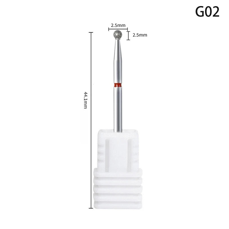 Hot Sale New Nail Drill Bit Mill Cutter All For Manicure Machine Bit Tools Accessories Cuticle Clean For Removing Nail Gel