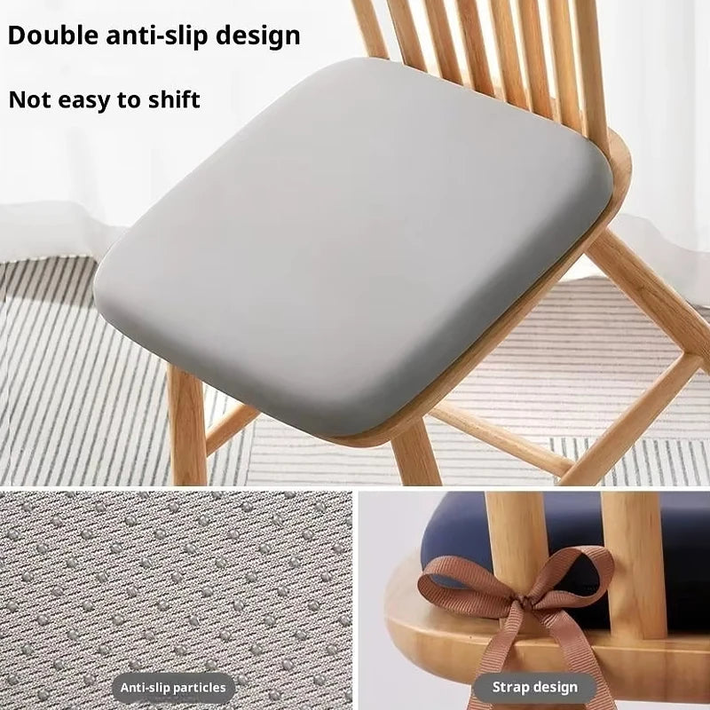 1Pc Thick Seat Cushion Ultra Soft Memory Foam Office Chair Pad Breathable Rebound Waist Support Cushion