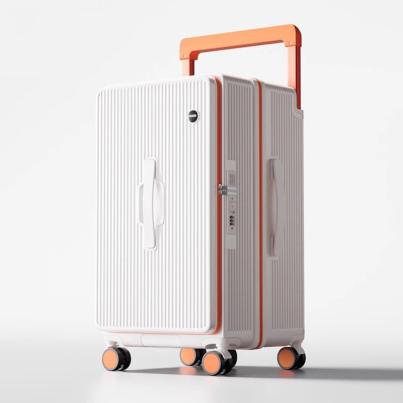 KLQDZMS Rolling Luggage Oversized Capacity Trolley Case ABS+PC Boarding Box 20"24"26"28"30"32 Inch Women's Travel Suitcase