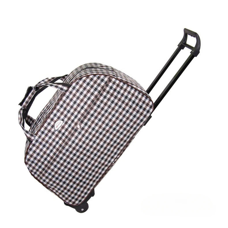 Travel Trolley Bag With Wheels Business Rolling Luggage Wheeled Bag Trolley Suitcase Waterproof Fashion Men Women Travel Bags