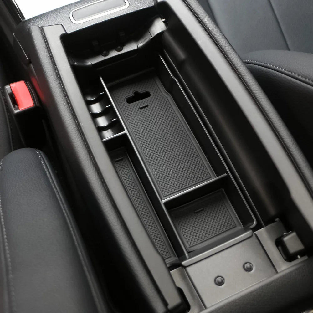 Armrest Storage Box For Mercedes Benz GLB GLA CLA A B Class MB X247 H247 C118 W177 W247 AMG Car Center Console Tray Holder
