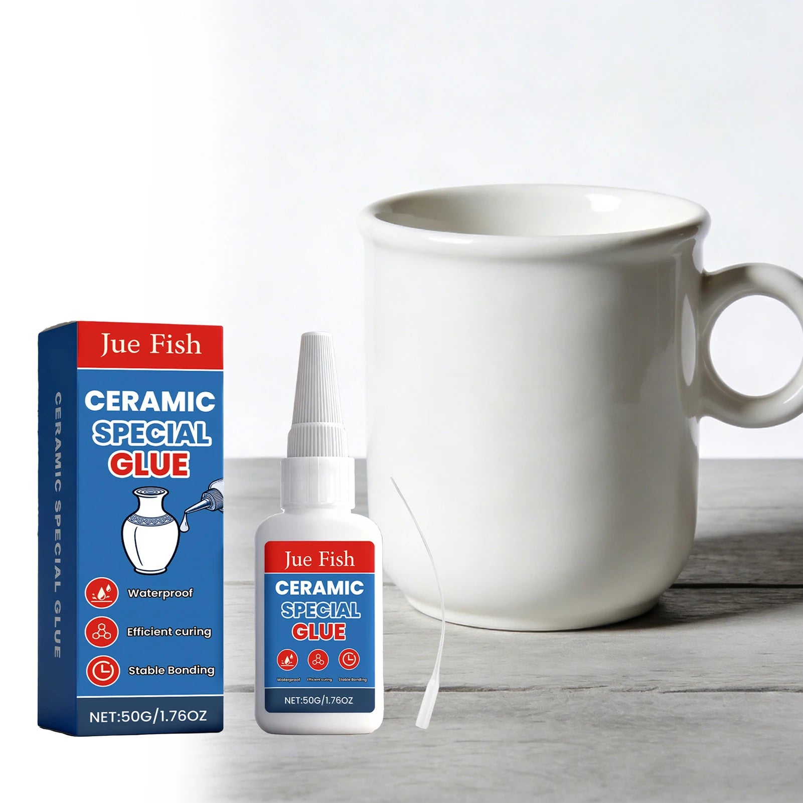 Clear Pottery Glue Waterproof Ceramic Repair Paste Broken Kitchen Mug And Plate Restoration Bathroom Tile Cracks Maintenance
﻿