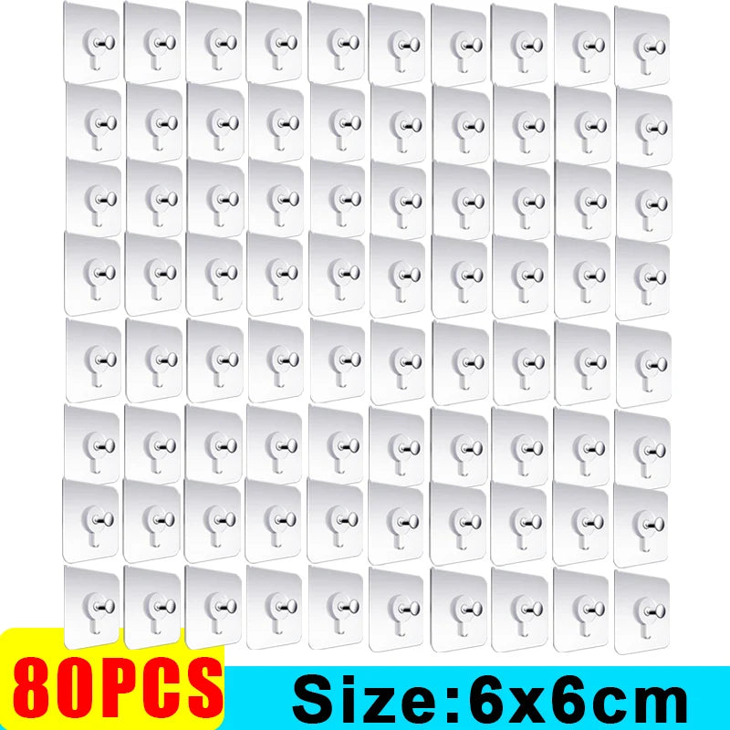 Strong Adhesive Hooks Picture Frame Holder Poster Clock No Drilling Hooks Home Kitchen Bathroom Waterproof Hanger Screw Hooks
