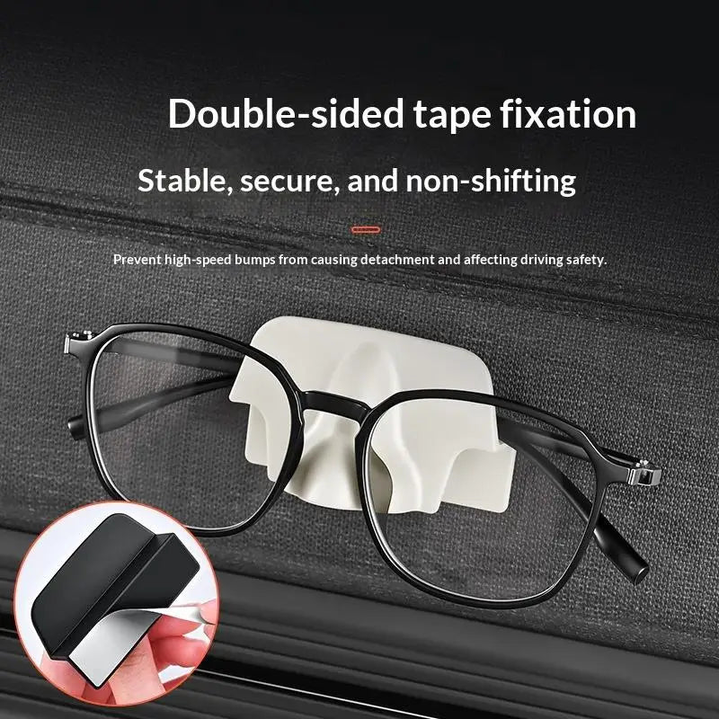 1Pc Car Sunglasses Holder Car Auto Sun Visor Glasses Clip Car Auto Sun Visor Glasses Hanger Sunglasses Clip Car Accessories