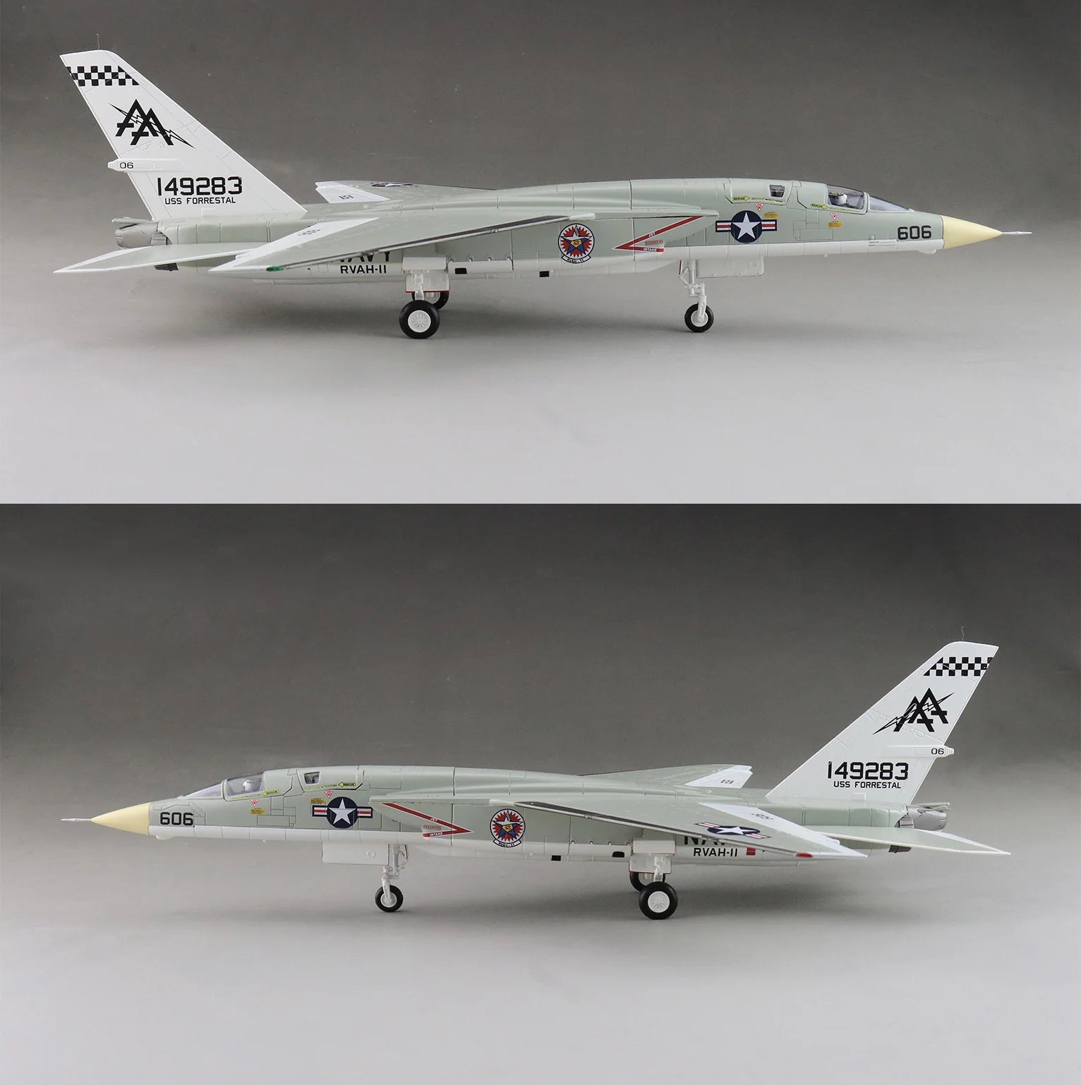 HA4708 1/72 American RA-5C 149283 reconnaissance aircraft model RVAH-11 1967 alloy aircraft model