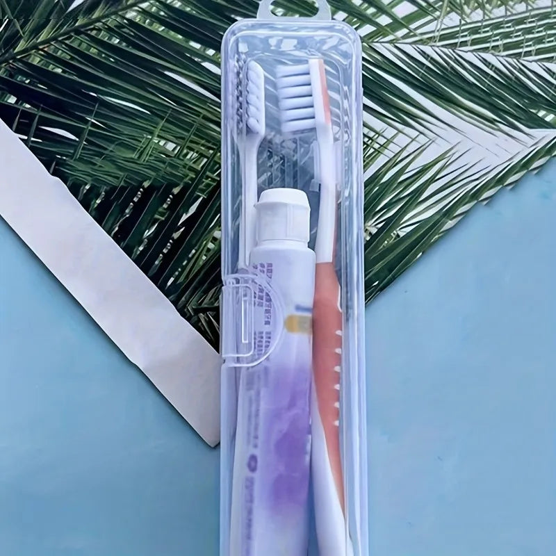 Fragrance-Free Travel Toothbrush Case, Portable  Electric Toothbrush And Toothpaste Container, Breathable Toothbrush Box 21x3cm