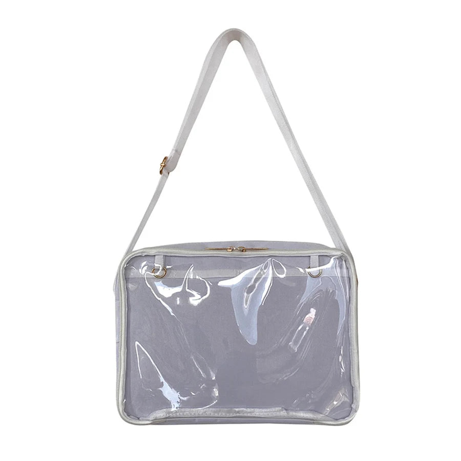 Female Ita Crossbody Bag Womens Oxford Transparent Messenger Bag Girls Cute-Lolita Shoulder Bags Teens Satchels Bag Outdoor Sac