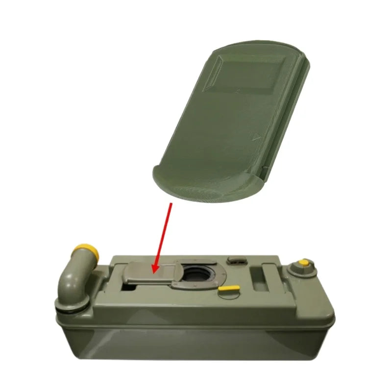 RV Sliding Cover Fit for Thetford Cassette Toilets C2 C3 C4 2133374 Caravan Motorhome Replacement Parts Plastic Sliding Cover