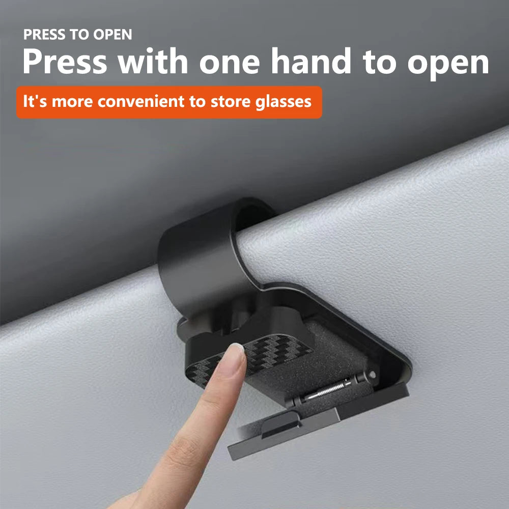 Car Sun Visor Glasses Sunglasses Clip Card Ticket Holder Fastener Pen Case Eyeglasses Clips For Toyota Harrier Car Accessories