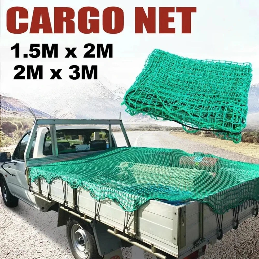 Car Universal Green Truck Cargo Accessories Roof Polyethylene Professional Trailer Net Extend Mesh Cover Luggage Strong Net