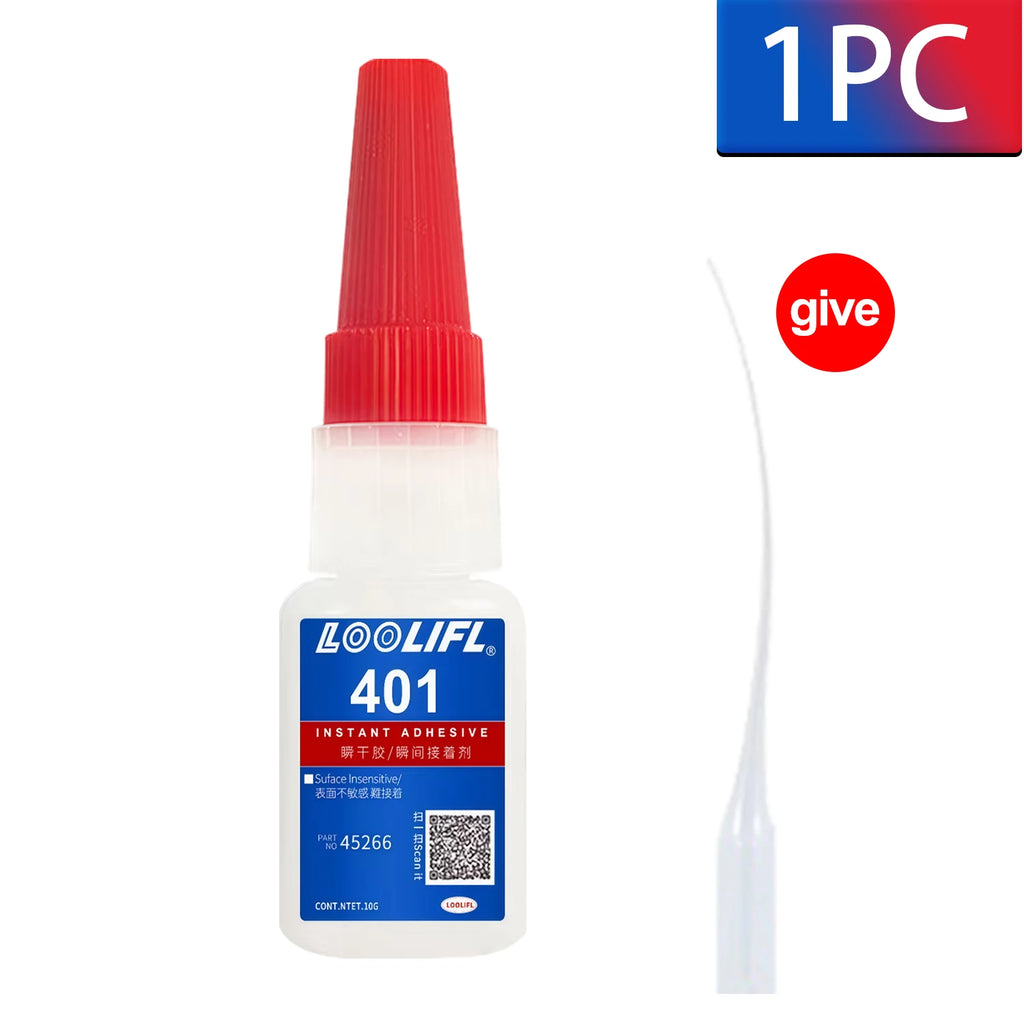 1-10PCS Super Glue Super Strong Adhesive, Suitable for Instant Transparent Adhesive of Plastics, Metals, Wood, Crafts, Glass Cer