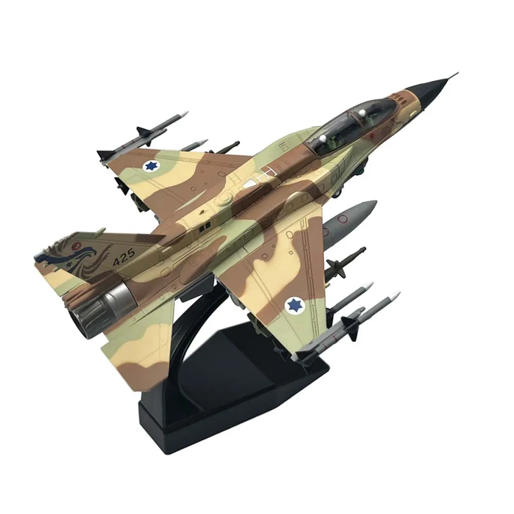 1:72  Israeli Air Force F16 F-16I Soufa Fighting Falcon Fighter Model Diecast Finished Military Plane Model Collection Ornament