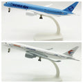 2pc 20cm Metal Model Airplanes A320 330 350 380 Aviation Diecast 1/300 Scale Aircraft For Adults Fun Souvenir With Wheels & Base