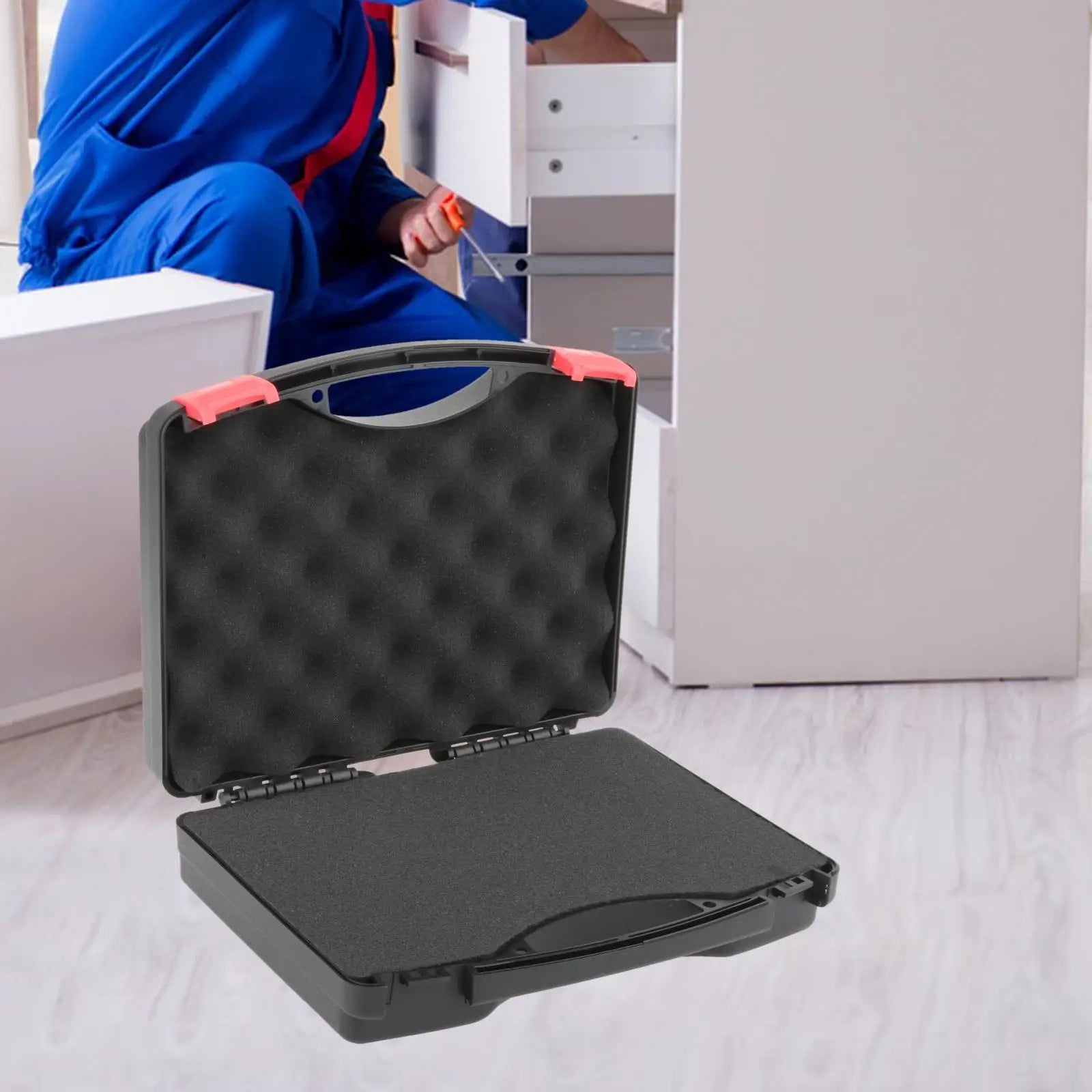 Protect Toolbox with sponges power Tool Storage Case Waterproof for Workplace Outdoor