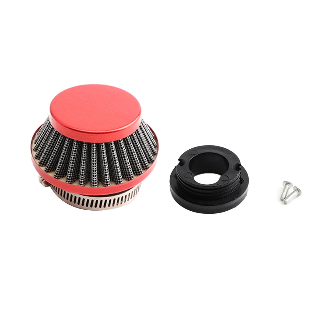 2-Stroke Pocket Bike Air Filter With Connector For 47cc 49cc Carburetor Mini Quad ATV Dirt Bike Go Kart