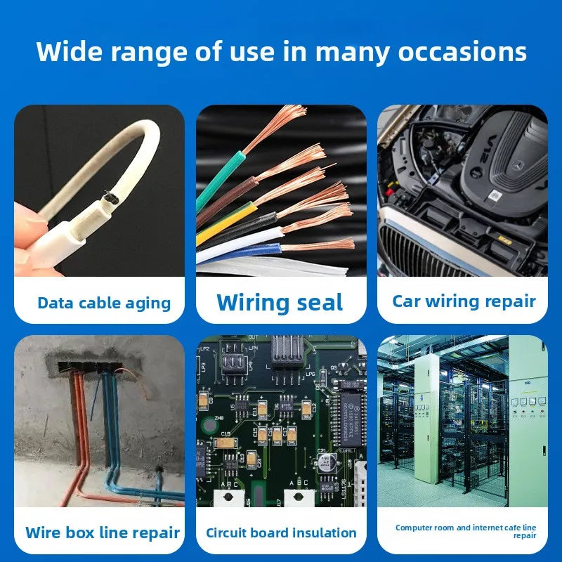 Waterproof Liquid Electrical Tape Rubber Insulating Cable Wire Coat Glue Insulation Adhesives Sealer Home Fix Line Glue