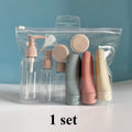 Travel Refillable Bottle Set | Shampoo and Shower Gel Empty Containers,Portable Skin Care Product Hand Cream Lotion Bottle.