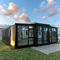 Luxury Expandable Prefabricated Container House Low Cost Modern Steel Building 2 Bed 1 Bath Durable Fire Resistant Comfortable R