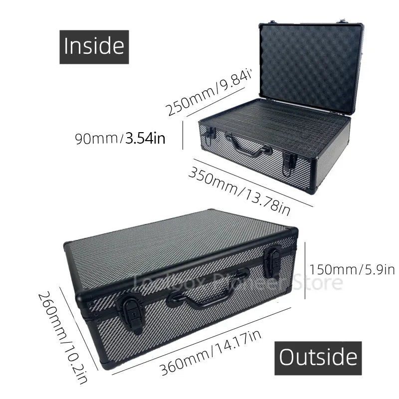 Foam Tool Box Organizer Aluminum Suitcase Tool Case for Mechanic Hardware Toolbox Storage Boxes Hard Case Tool Box Flight Case