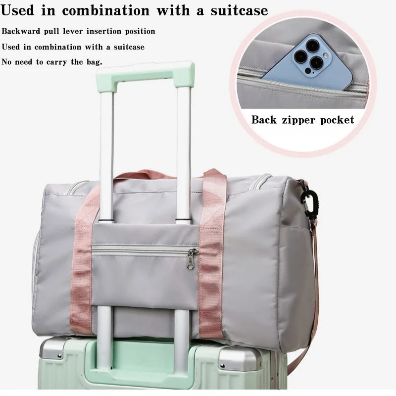 Multi-functional luggage bag, travel bag, business travel bag, handbag with shoulder strap for fitness, popular sports bag