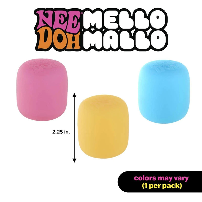 Needoh Mello Mallo Squishy UV Reactive Sun Color Changing Soft Stress Non-toxic Squeeze Anti Anxiety Stress Relief Fidget Toy