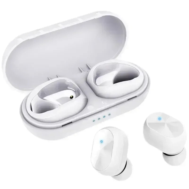 TWS Wireless Earbuds Fone Bluetooth Earphones Premium Bluetooth Headphones Feature Memory Foam Cushions for Ultimate Comfort