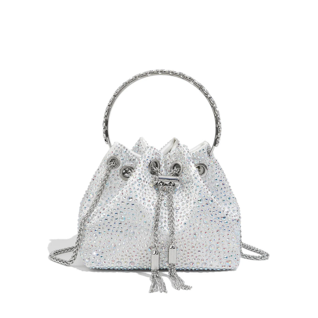 Luxury Designer Women Handbag Glitter Shiny Diamond Clutch Purse Wedding Party Banquet Bag Crystal Rhinestones Evening Bag