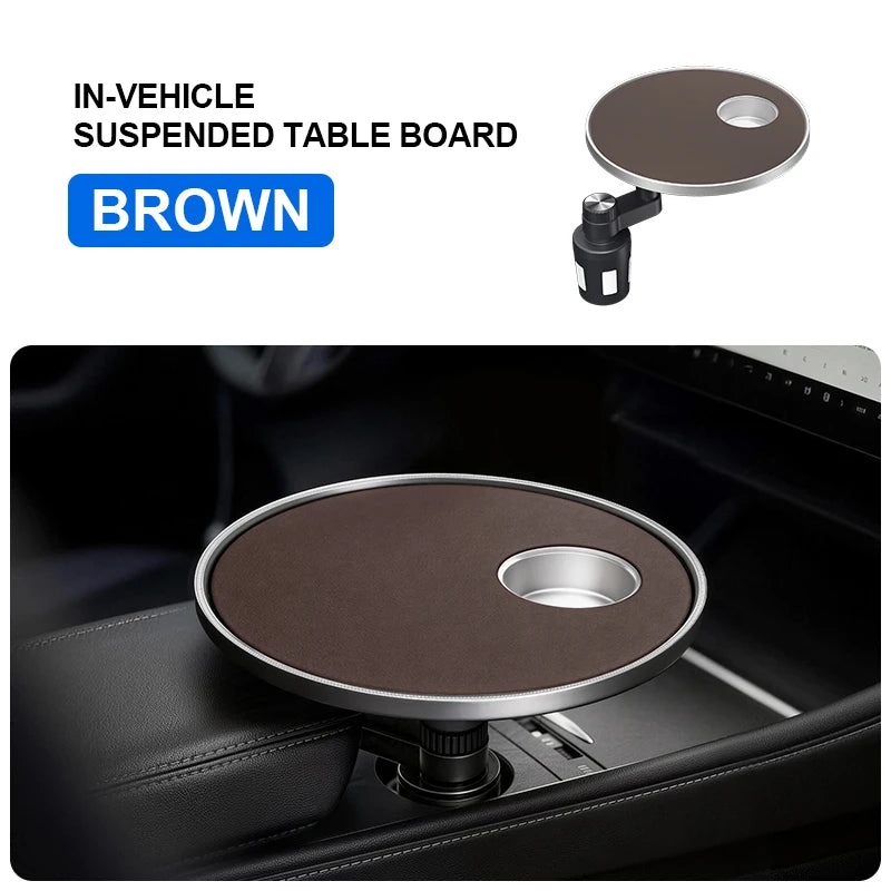 Multifunctional Car Cup Holder Extension Bracket Small Tray Auto Interior Organizer - Dining Tray Storage for Vehicle Interior