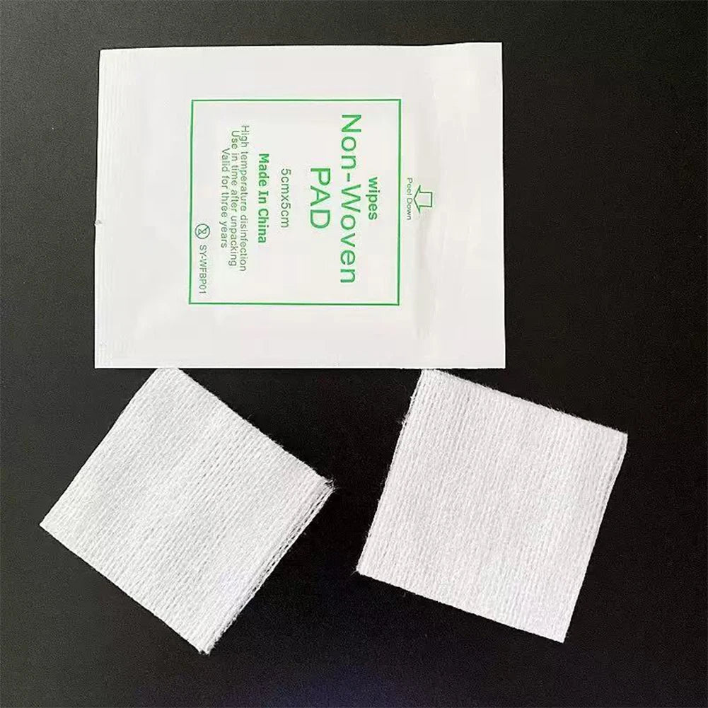50/100pcs Sterile Medical Gauze Pad Wound Care Supplies Non-woven Gauze Pad Cotton First Aid Waterproof Wound Dressing