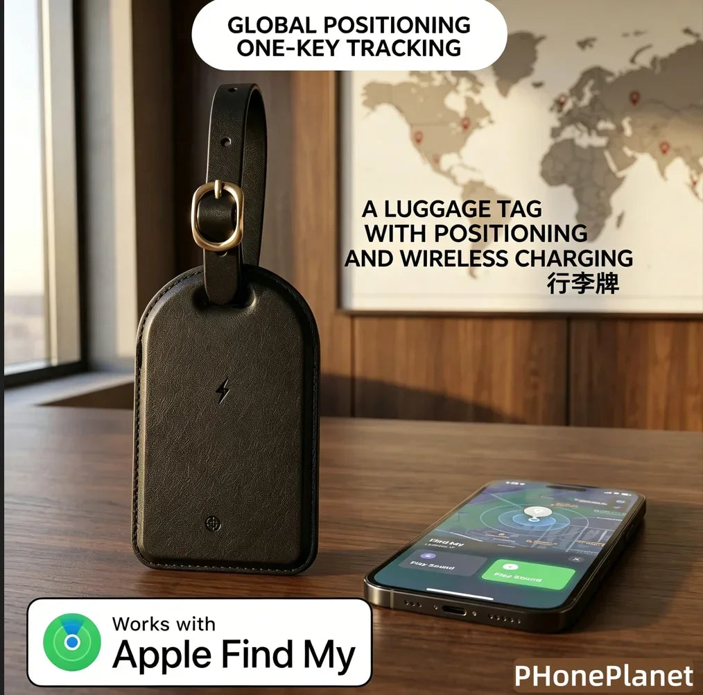 Hot Wireless Charging Smart Suitcase Anti-lost Tracker Luggage Bag Anti-lost Tracker For Apple Find My Luggage Tag Locator