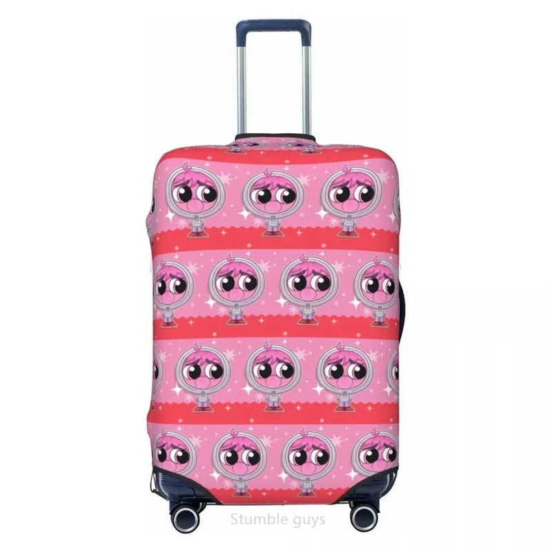 Universal Elastic Suitcase Cover Isides Print For 18-32 Inch Luggage Dustproof Anti-Scratch Washable Travel Essential Accessory